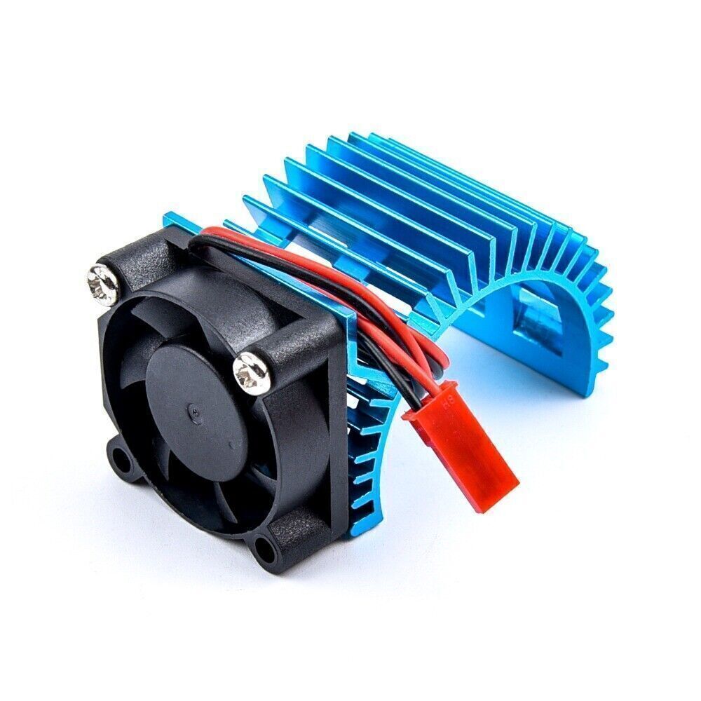 380/540 Motor Proof Cover Heatsink w/Cooling Fan for 1/8 1/10 Electric RC Car