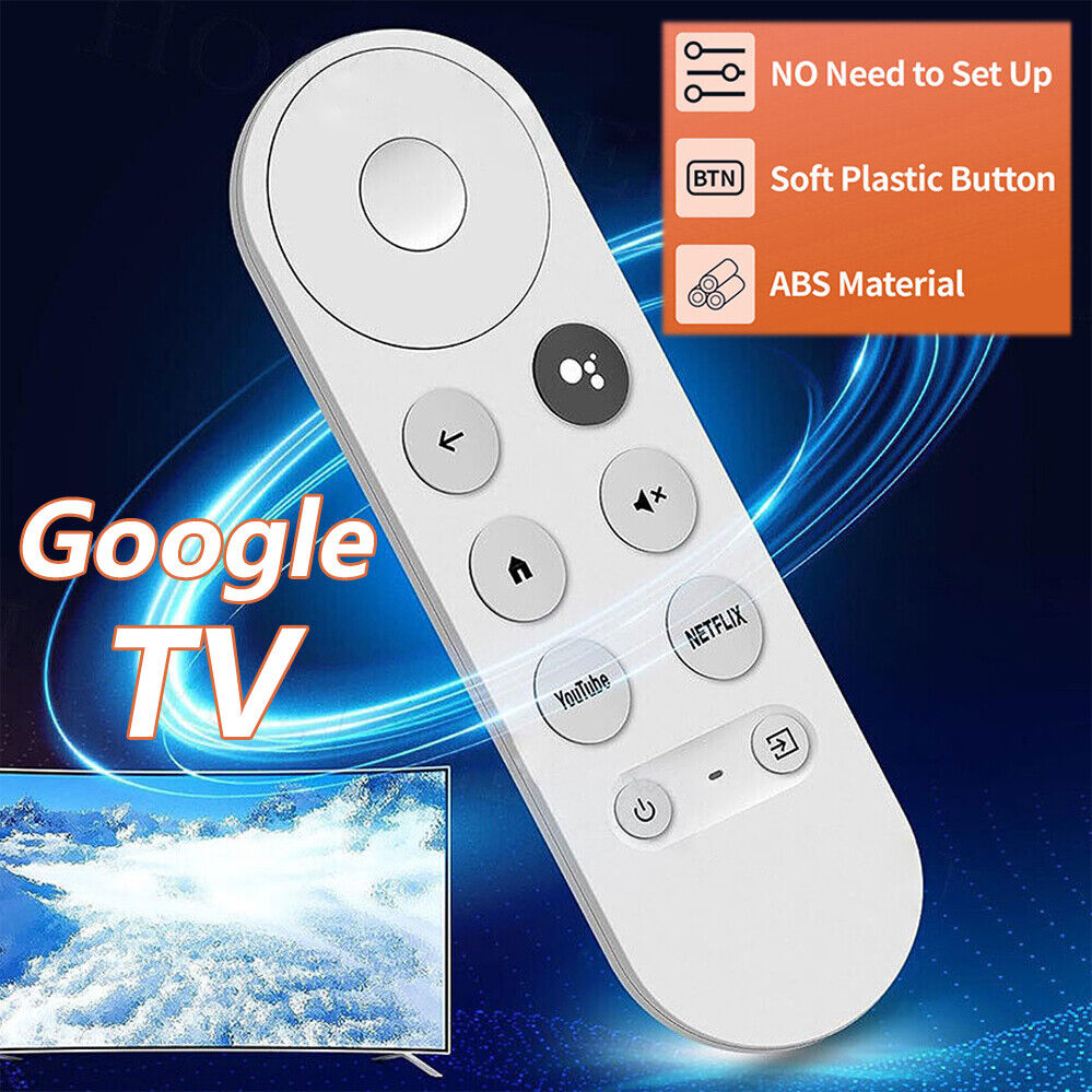 New Replacement For Chromecast With Google TV Voice Bluetooth Remote Control IR