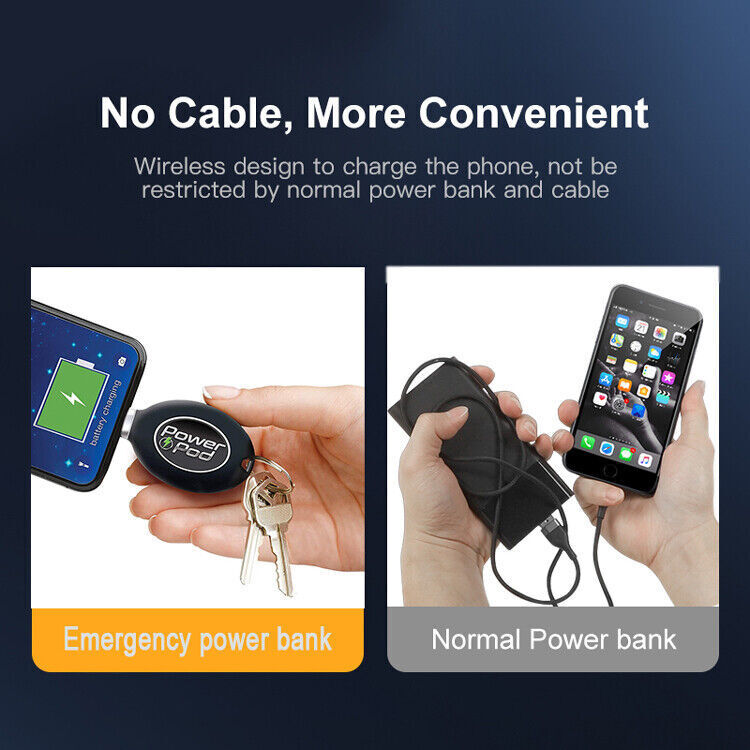 Power Pod Keychain Phone Charger Portable Emergency Phone Charger As Seen On TV