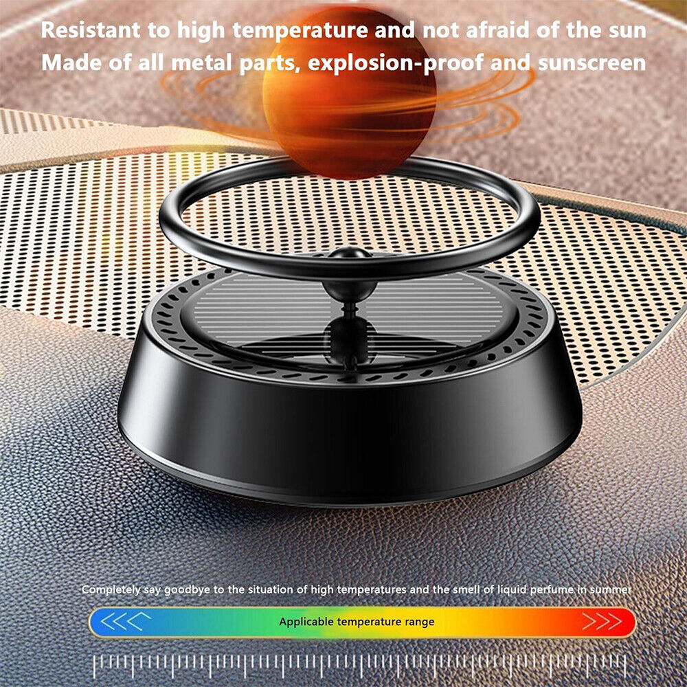 1 set Solar Car Aromatherapy Air Freshener Ornament Decoration Perfume Diffuser