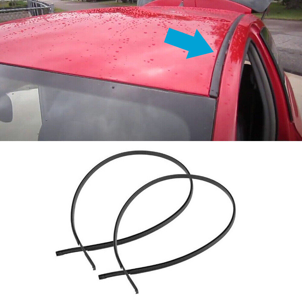 LH & RH Side Roof Drip Moulding Trim Suitable For 06-16 Toyota Yaris Hatchback