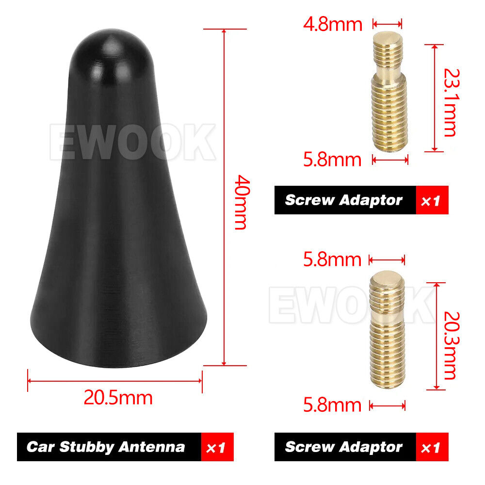 Short Antenna for Holden Commodore VF VF2 SS SSV SV6 Redline Stubby Bee Sting