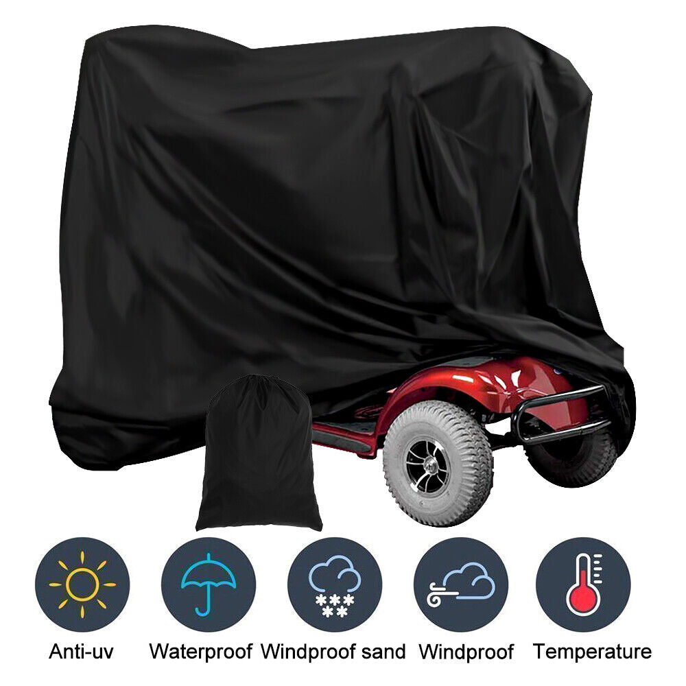 Mobility Scooter Storage Cover Heavy Duty Shelter UV Protector Waterproof