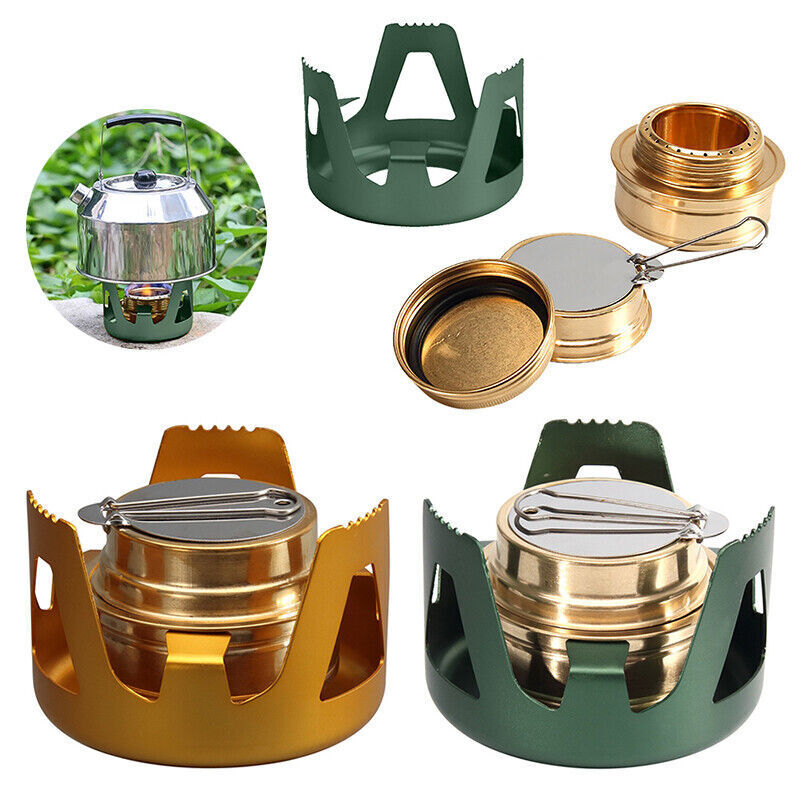 Mini Spirit Burner Alcohol Stove For Outdoor Hiking Camping Picnic Portable