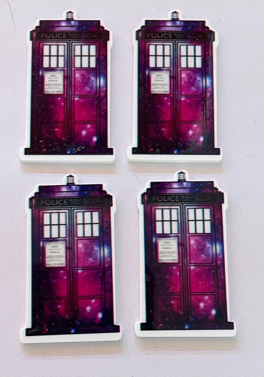 4X Planar resin pack flatback acrylic Time Travel who galaxy