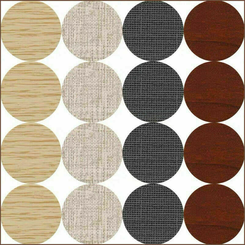 Self Adhesive Decorative Screw Cover Caps Holes Cams Furniture Kitchen 20mm