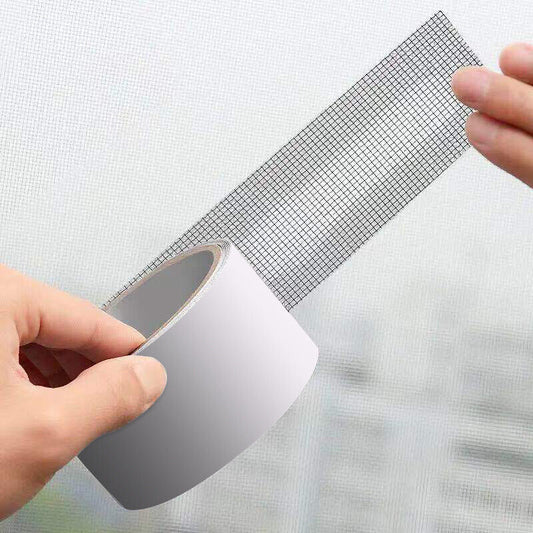 Window Screen Repair Tape Self-adhesive Net Door Fix Patch Anti-Insect Mosquito