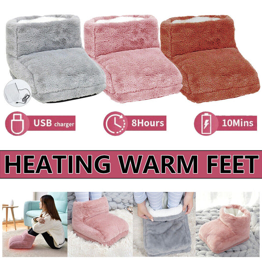 FOOT Heating COMFORT socks Heart ELECTRIC HEATED WARMER Feet Boots Slipper Tools