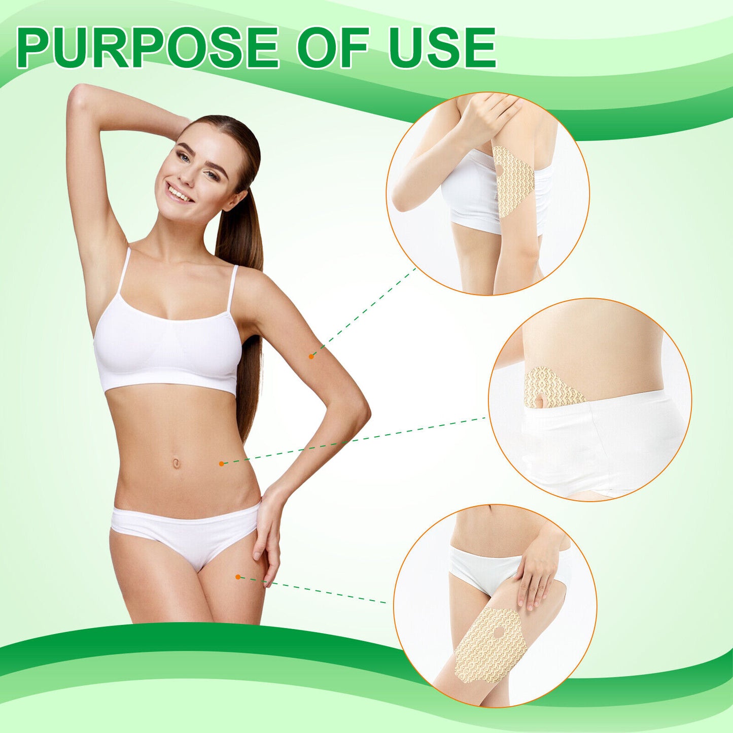 Get Rid Wonder Belly Patches Weight Loss Slimming Fat Burner Stomach Body Wrap