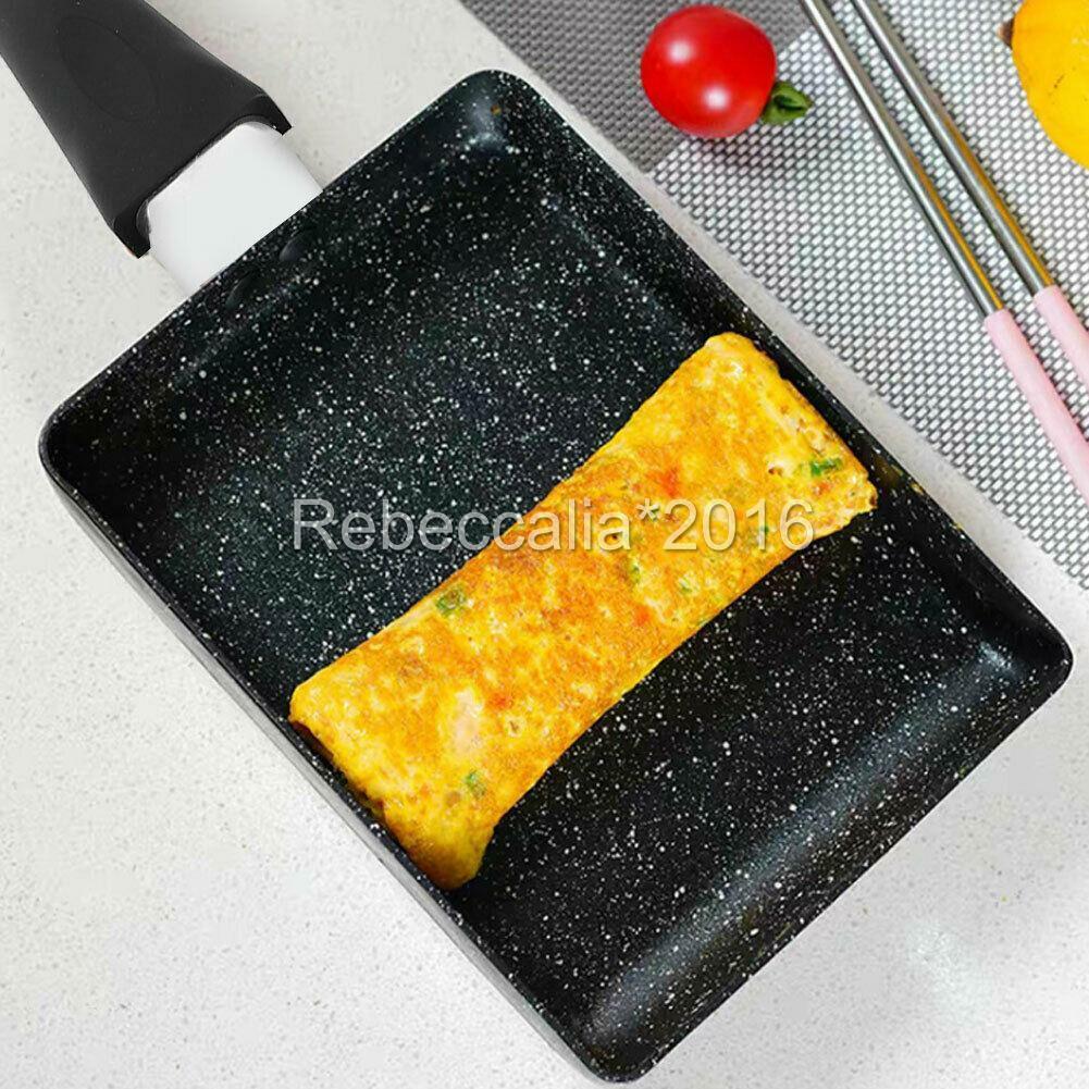 Non-stick Japanese Square Grill Frying Pan Egg Roll Tamagoyaki Sushi Omelette