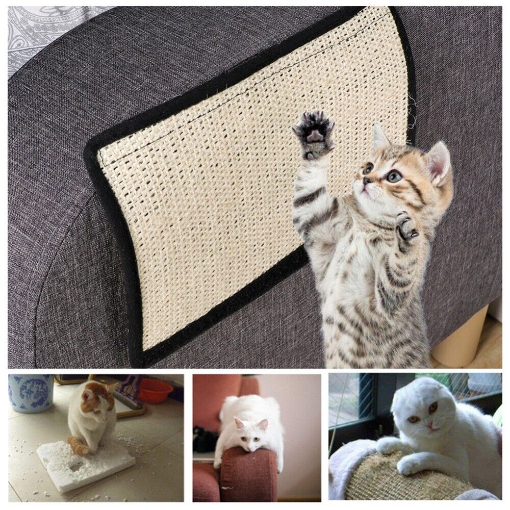 30cm Cat Scratcher Scratching Mat Board Sofa Scratch Bed Toy Pad Post Protector