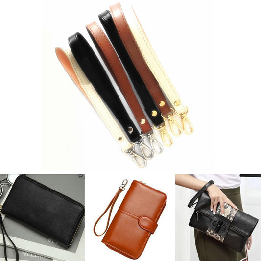 Leather Wristlet Wrist Bag Strap Replacement For Clutch Purse Handbag Bag