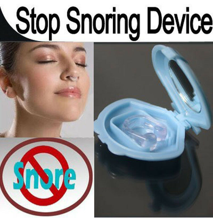 NEW SILICON ANTI SNORE SNORING STOP SLEEP HELP DEVICE NOSE CLIP