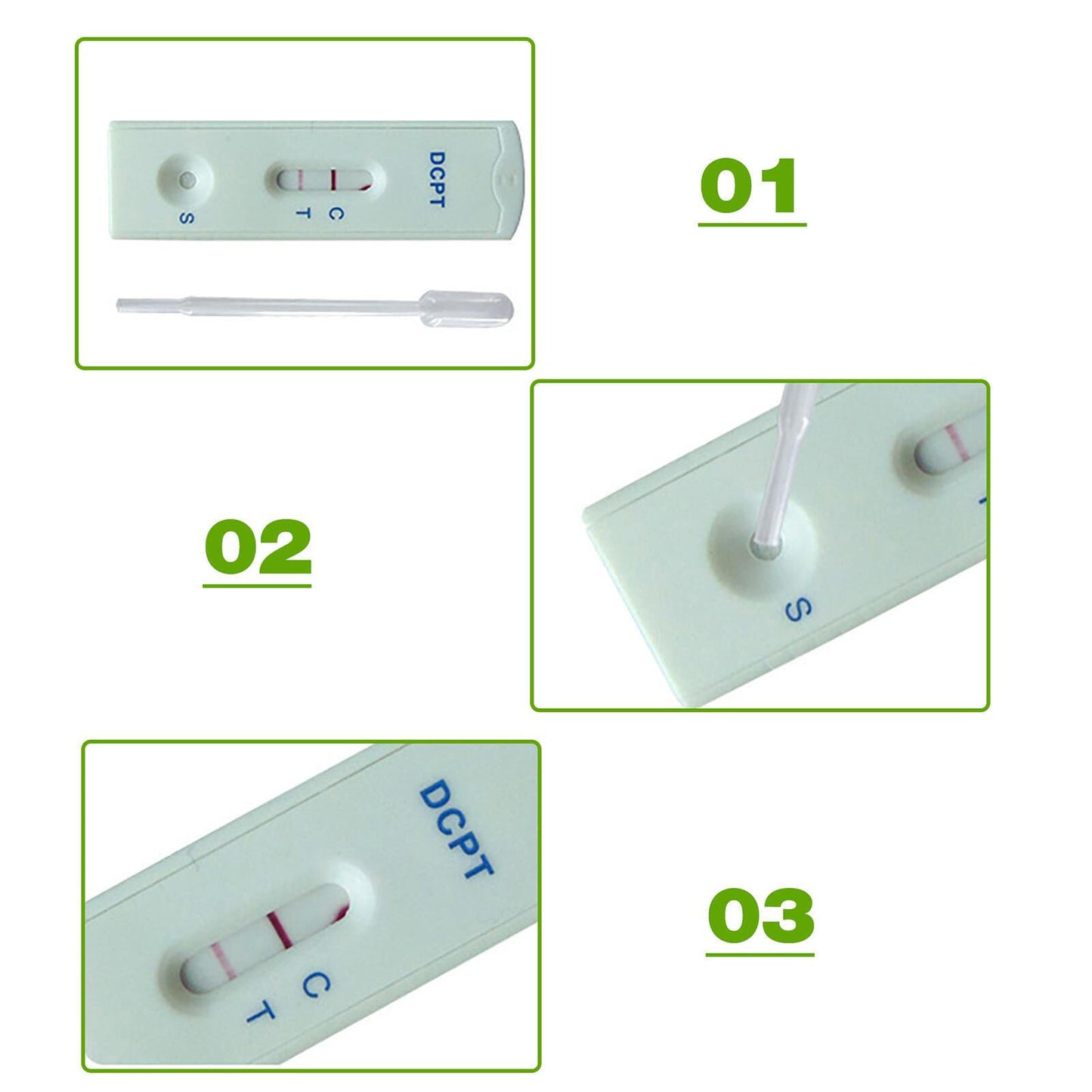 4Pcs/Set Canine Early Pregnancy Detection Test Strips Kits for Dog, Medical Kits