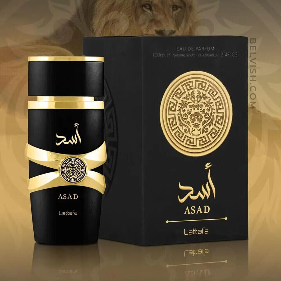 ASAD 100ml by Lattafa Perfume for Men Fragrance Spray Woody Amber Vanilla UAE