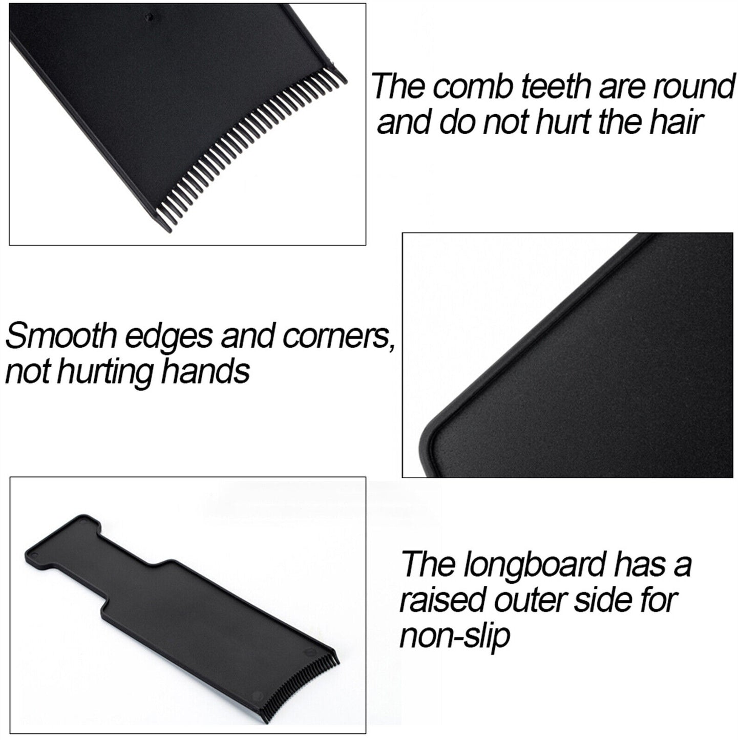 Tint Comb Hairdressing StylingTool Plate Highlight Salon Board Hair Dyeing Brush