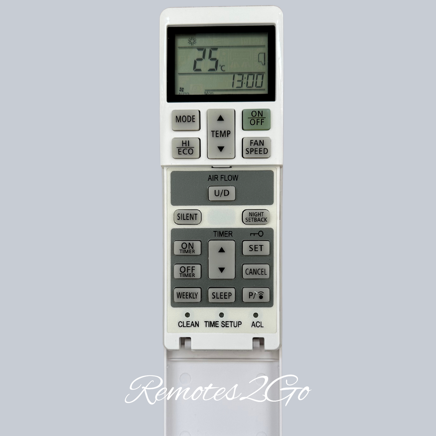 Mitsubishi Air Conditioner Remote Control SRF25ZMXA-S, SRK20ZSA-W, SRK25ZSA-W