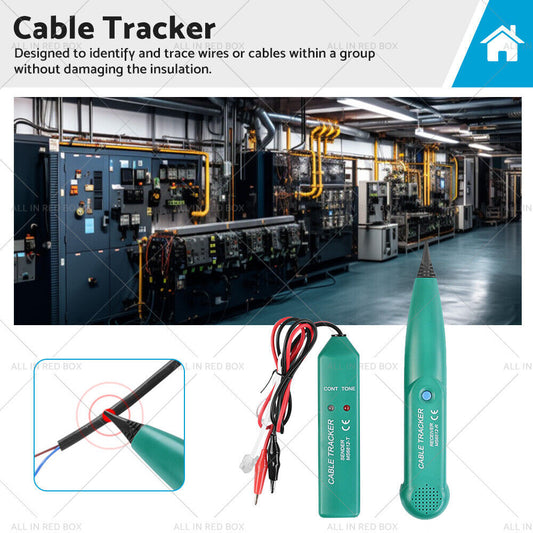 Wire Network Telephone Tracer Cable Finder Tone Generator Probe Tracker