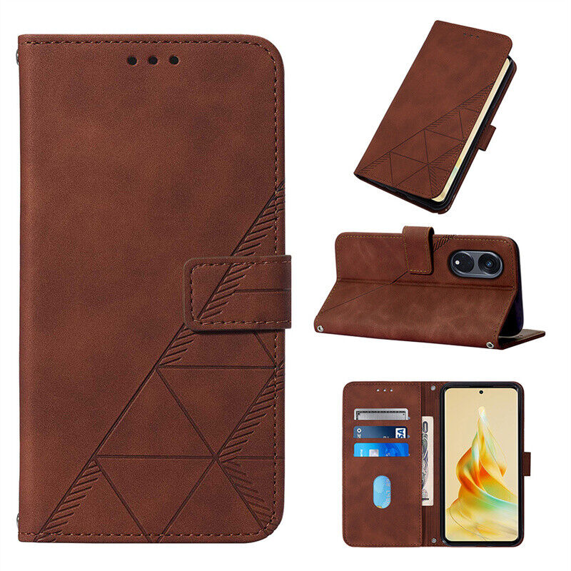 Retro Wallet Leather Case Flip Cover For Oppo A60 A79 A18 A38 A78 A17 A57 Reno11