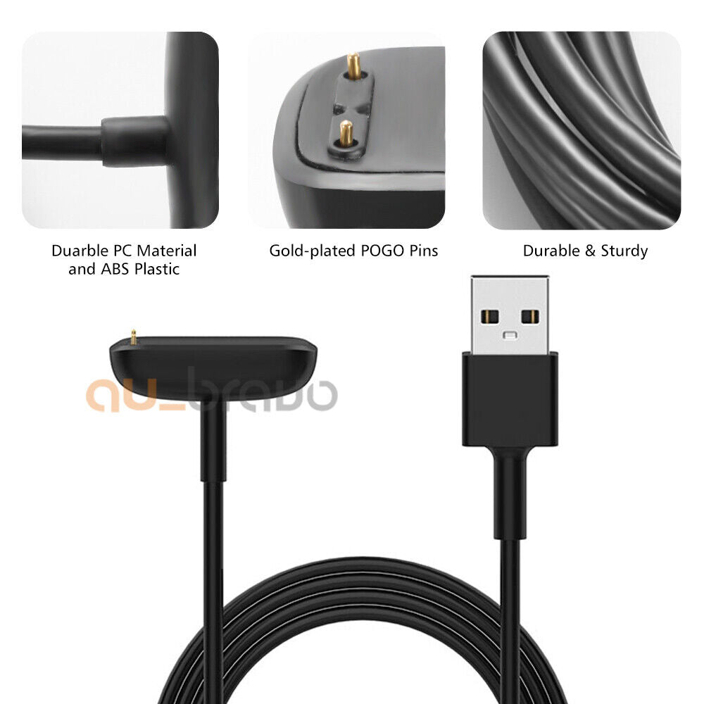 Magnetic Charger Dock Charging Cable for Fitbit Charge 6 5 Replacement USB Cable