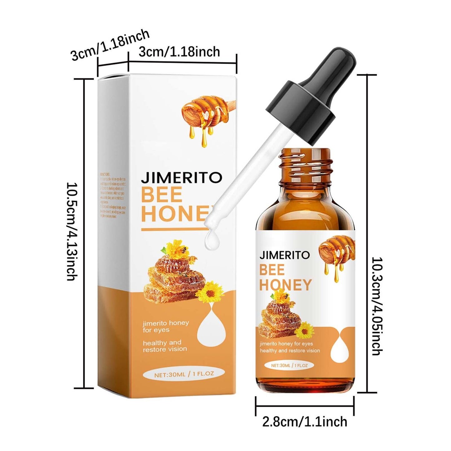 Jimerito Honey-for Eyes, Jimerito Honey-Eye Drops, Jimerito Bee-Honey for Eye