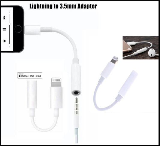 3.5mm To Headphone Adapter AUX Stereo Speaker Audio Cable For Apple iPhone Ipad