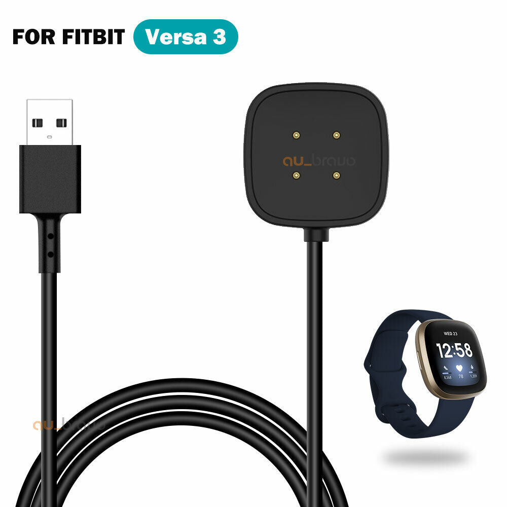 For Fitbit Luxe/ Versa 3/ Sense/ Inspire 2 3/ ACE 3 USB Charger Cable Charging