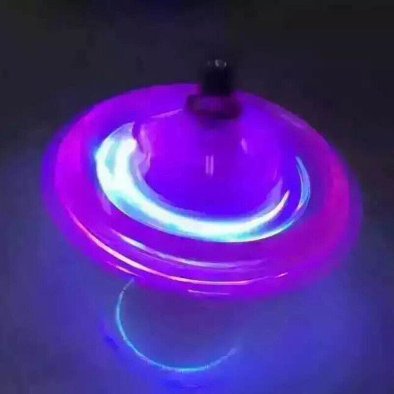 Kids Flashing Light Magnetic Gyro Wheel Hand Rotating Magic Rotating Toys Gift