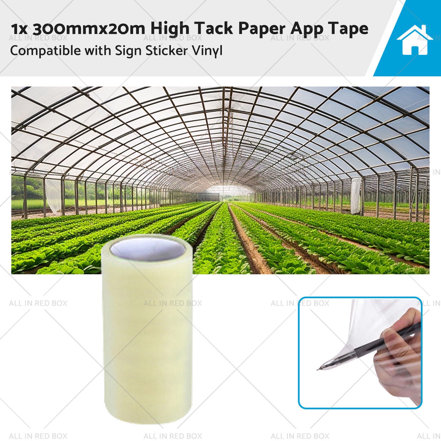 300mmx20m High-Viscosity Paper Tape Suitable for Greenhouse Sign Sticker Vinyl