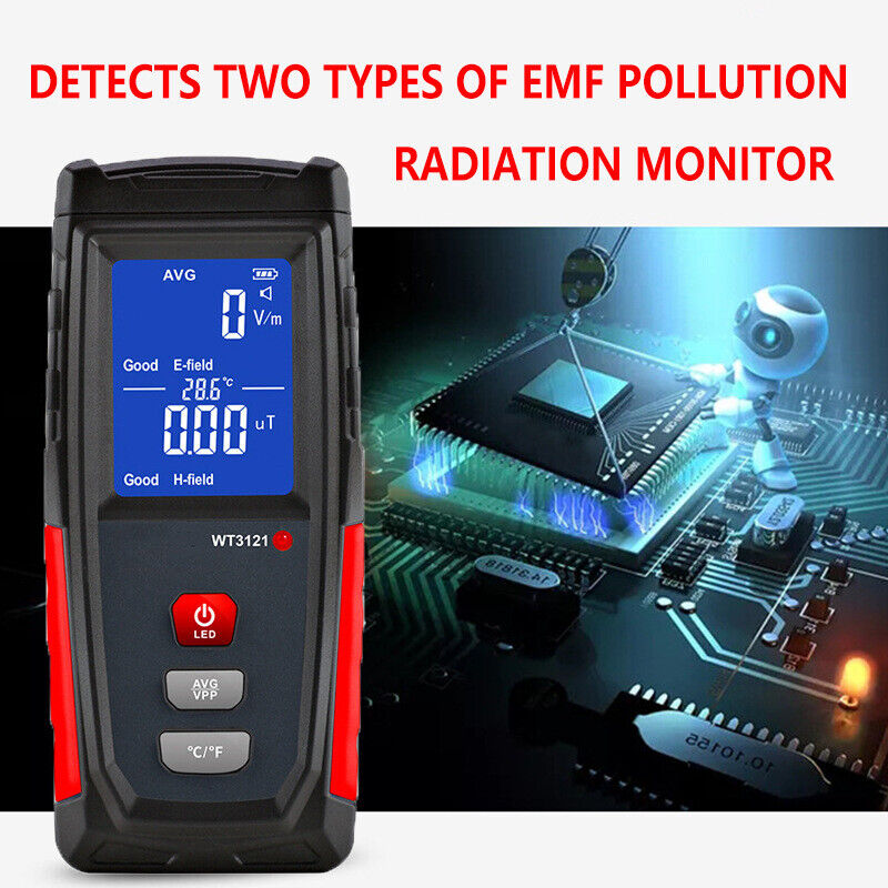 Geiger Counter Nuclear Radiation Detector Beta Gamma X Ray Dosimeter Monitor