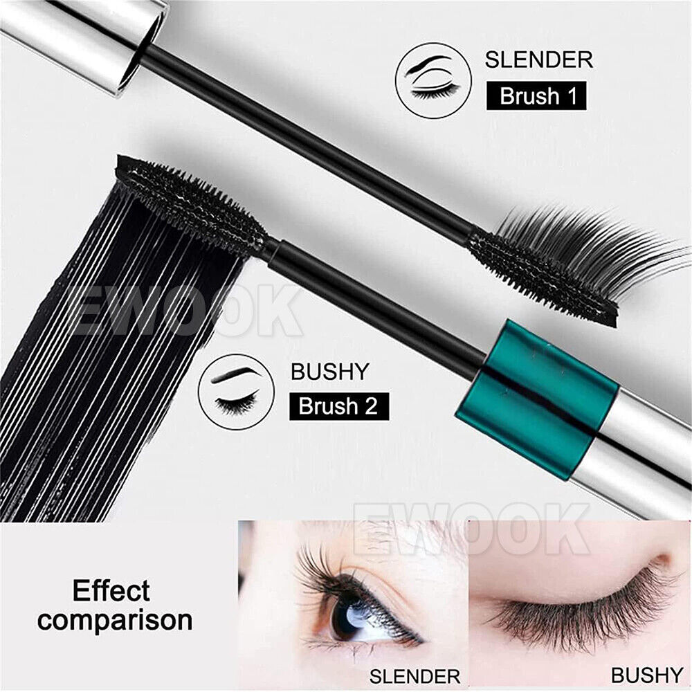 Lash Cosmetics Vibely Mascara 4D Thick Long Waterproof Silk Fiber Mascara Makeup