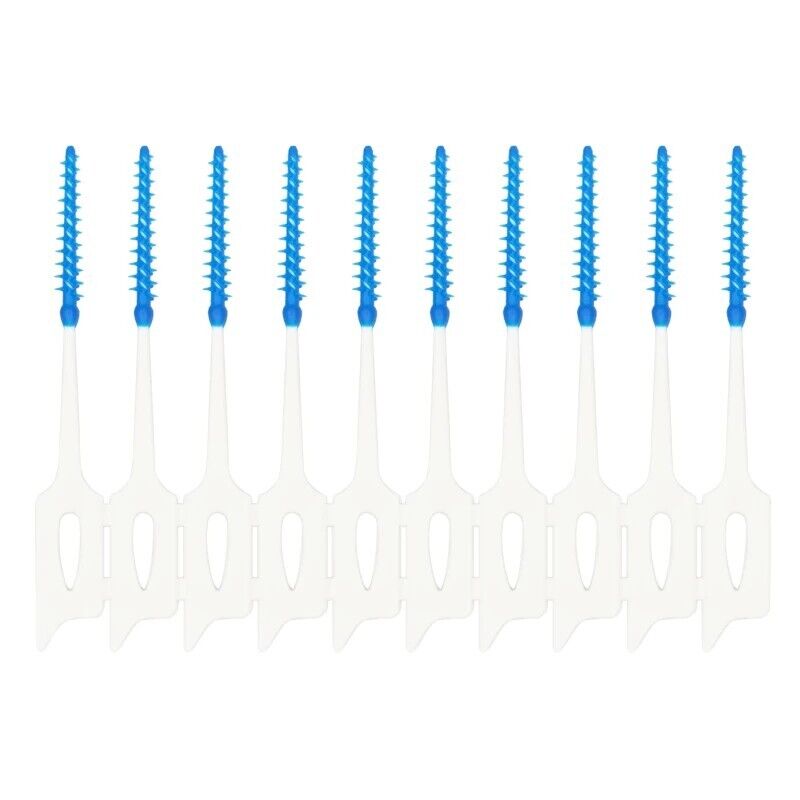 60Pcs Interdental Brush Dental Floss Picks Reusable Toothbrush Toothpicks Soft