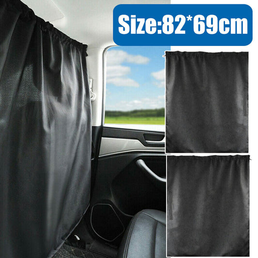 2x Car Curtain Protection Privacy Curtain Sun Shade Vehicle Interior Accessories