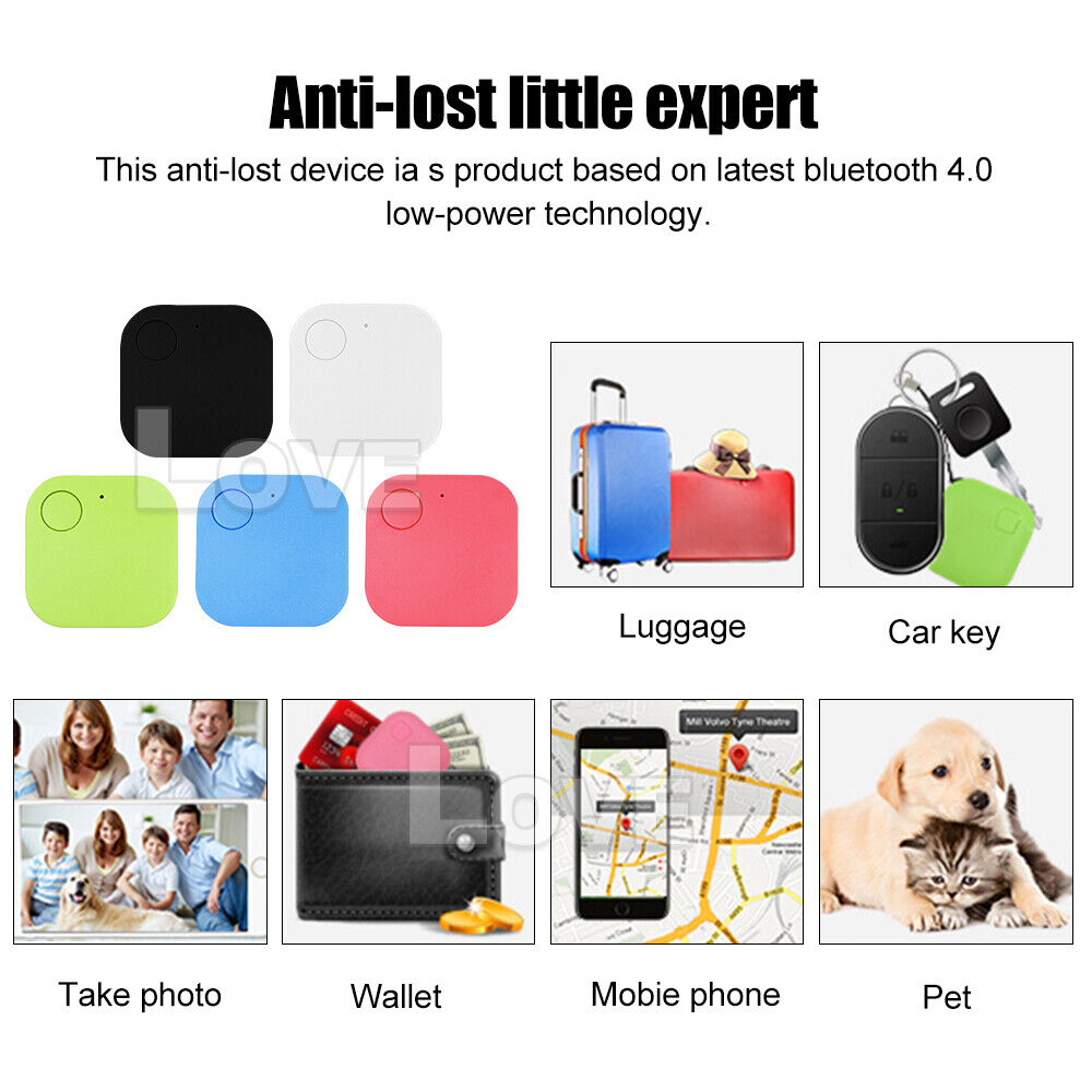 GPS Tracker Kids Pets Wallet Keys Car Alarm Locator Realtime Finder Tag Tracking