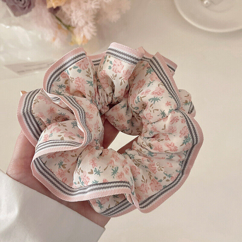 Oversize Large Scrunchies Silk Satin Elastic Hair Hair Bands Rope Tie Ponytail