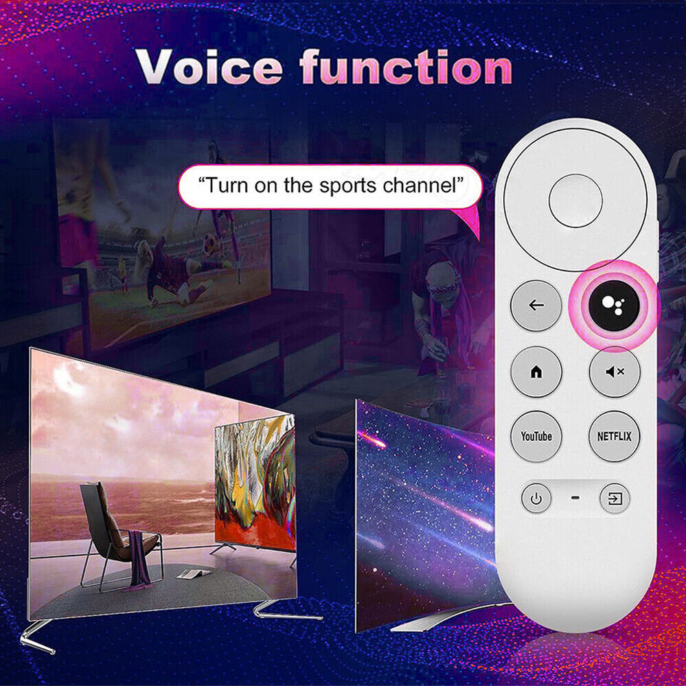 New Replacement For Chromecast With Google TV Voice Bluetooth Remote Control IR