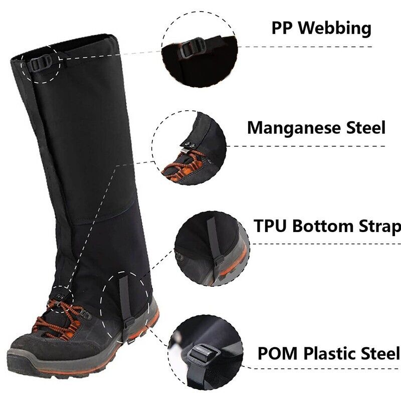 Outdoor Waterproof Hiking Boots Leg Protecte Gaiters Cover Snake Waterproof Boot