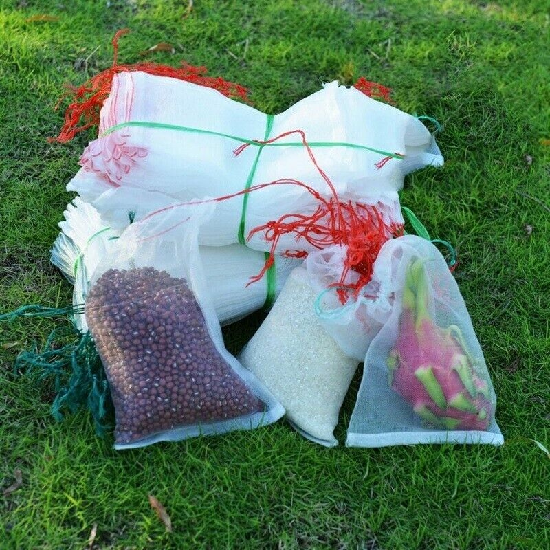 30Pcs Fruit Net Bags Agriculture Garden Vegetable Protection Mesh Insect Proof