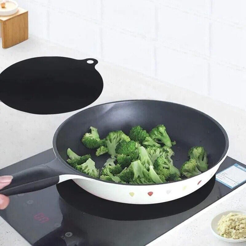 Reusable Induction Cooktop Mat Protector Silicone Heat Insulation Pad Nonslip