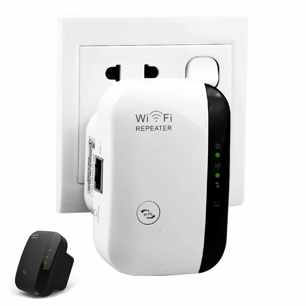 300Mbps Wifi Extender Repeater Range Booster Wireless-N 802.11 AP Router