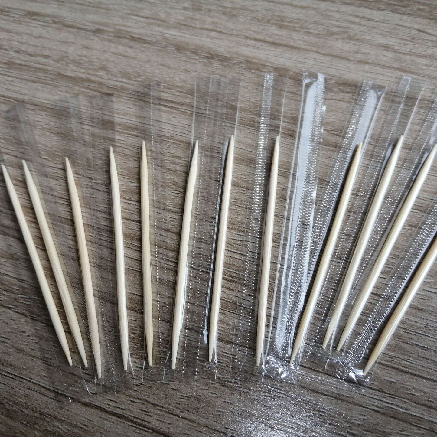 1000pcs Individually Wrapped Bamboo Dental Toothpick Tooth Food Picks Cocktail