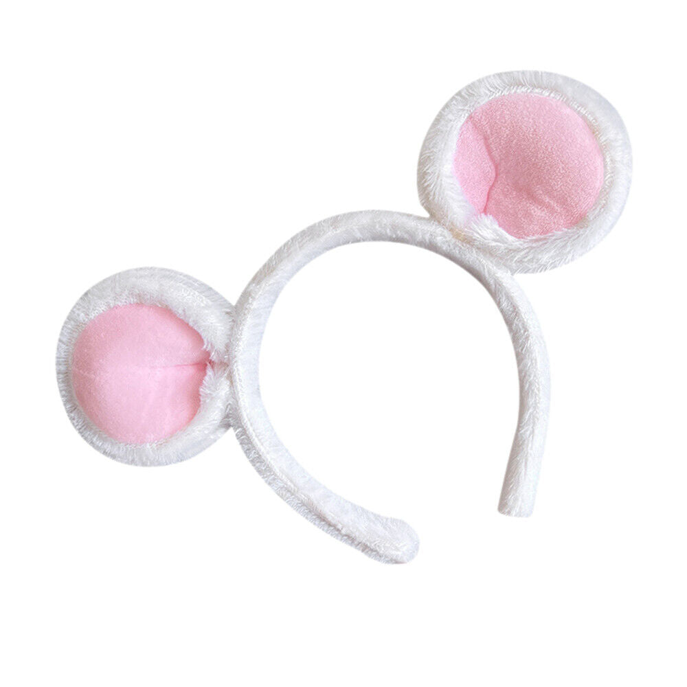 2x Headband Women Hair Cute Mouse Ear Decors Girls Makeup Hairband Birthday Party