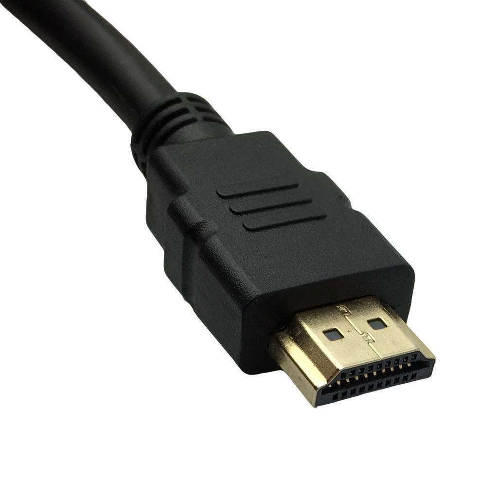 HDMI Male to VGA Male Cable Adapter Monitor Lead HD 15Pin 1080P Converter Laptop