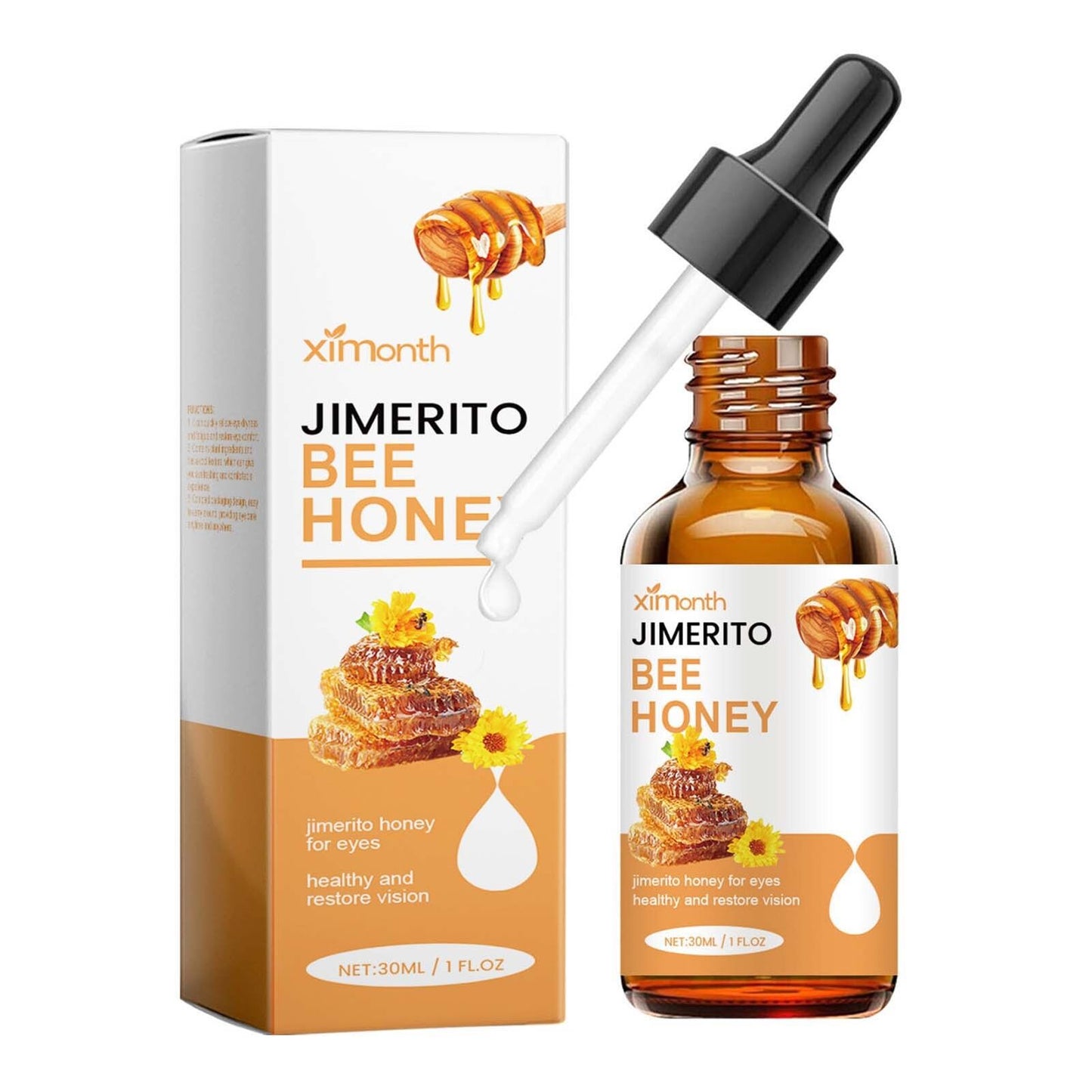 Jimerito Honey-for Eyes, Jimerito Honey-Eye Drops, Jimerito Bee-Honey for Eye