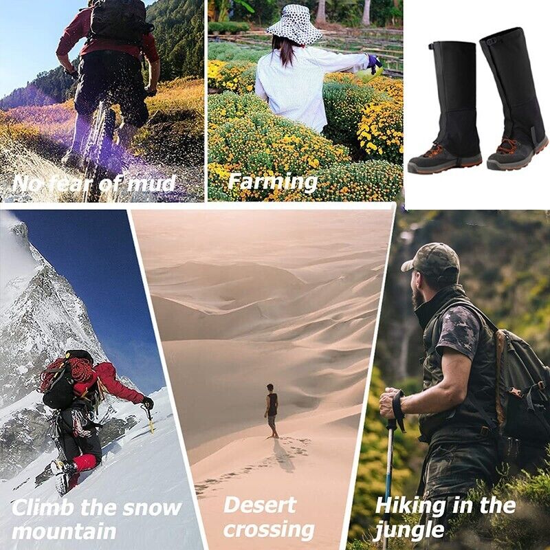 Outdoor Waterproof Hiking Boots Leg Protecte Gaiters Cover Snake Waterproof Boot