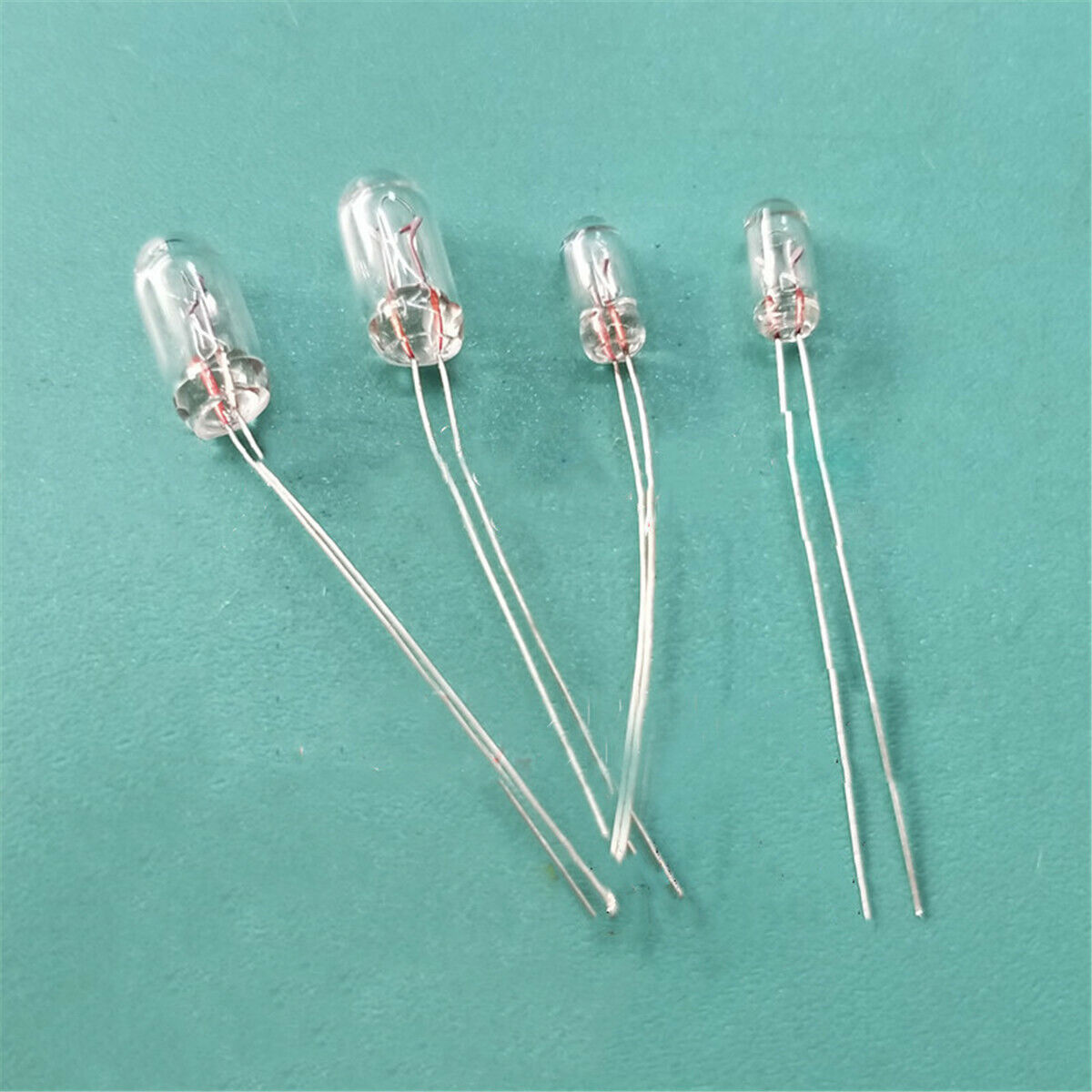 10pcs Miniature 4/5mm 6/12/24V Lamp Light Bulb Edison Incandescent Filament Rice