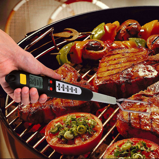 Digital Meat Thermometer Fork Food Thermometer Probe Cooking Temperature Tool