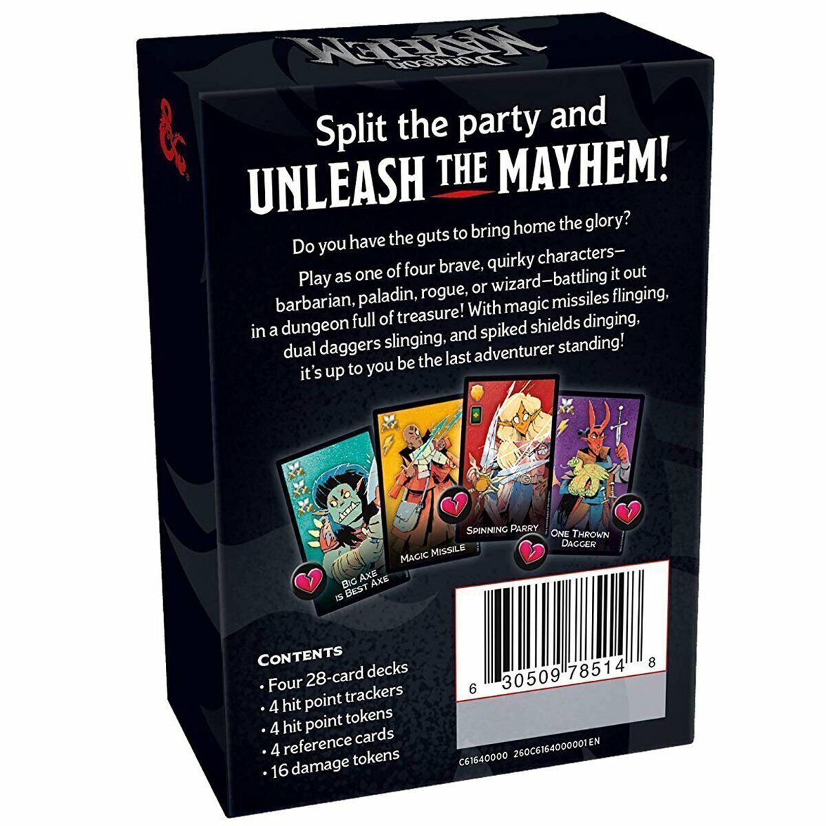 3x Dungeon Mayhem Monster Madness Card Game Family Board Game