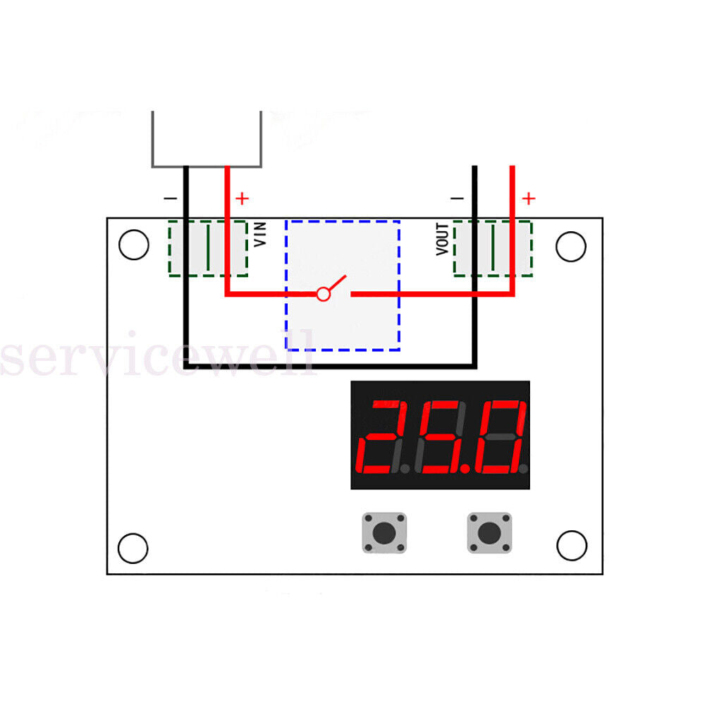 XH-M609 DC12-36V Battery Low Voltage Disconnect Protect Undervoltage Module