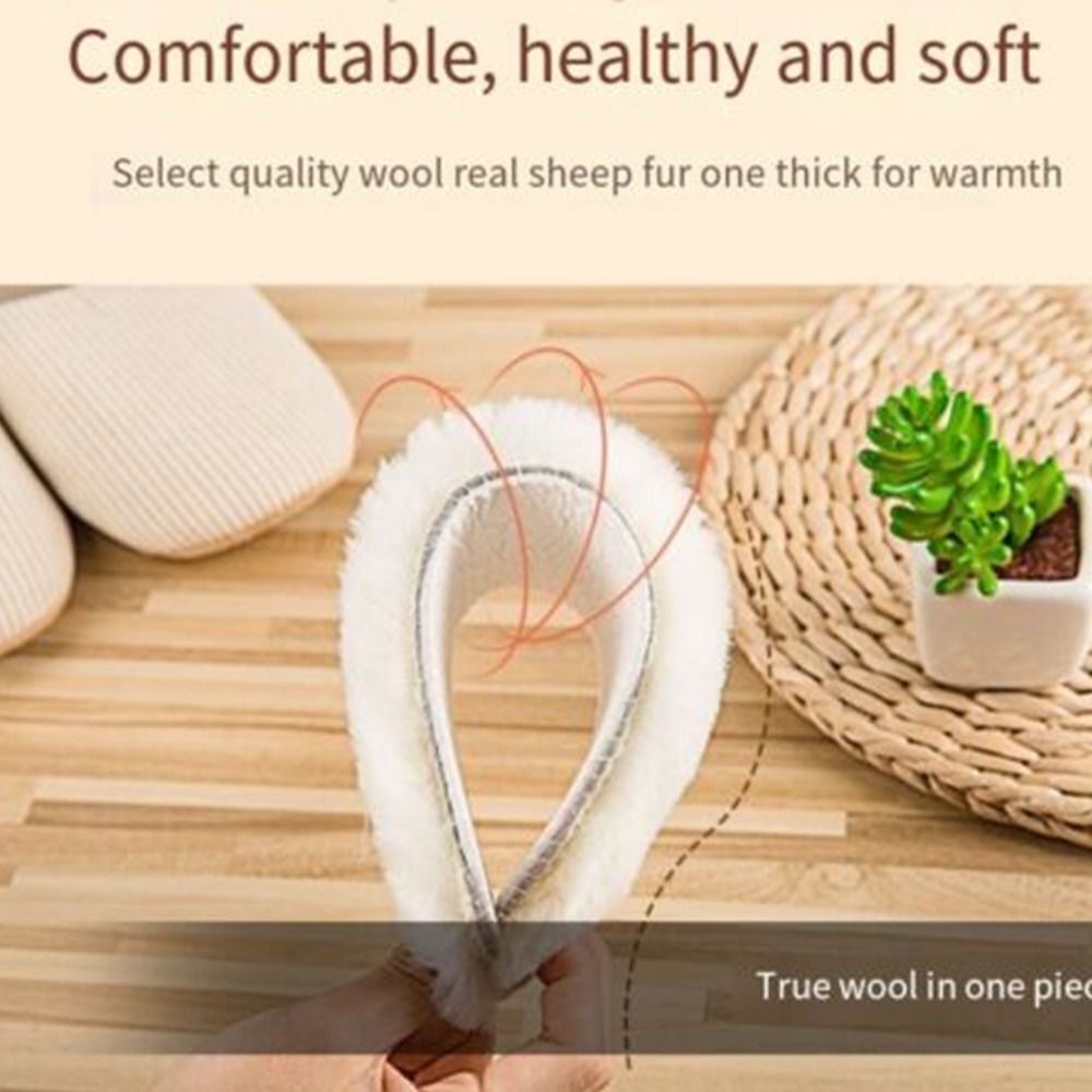 3pairs Soft Winter Warm Sheepskin Insoles Fleece Pads Shoes Insert Boots Shoe Soles